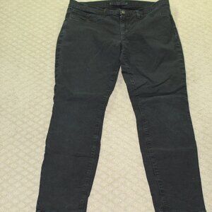 J Brand Size 28 Black Mid Rise Made in USA Casual Classic Skinny Leg Pants
